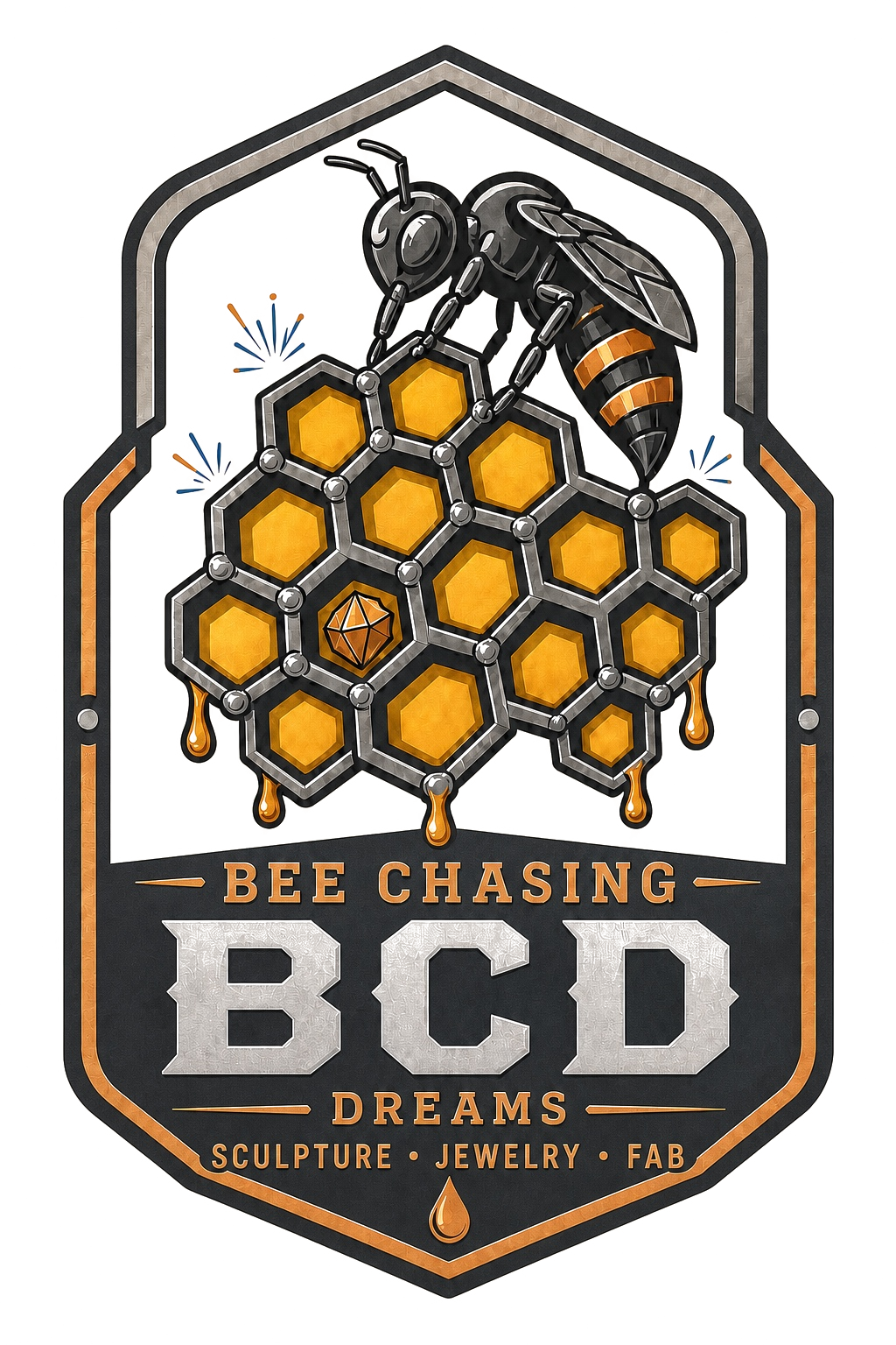 BCD Industries badge logo